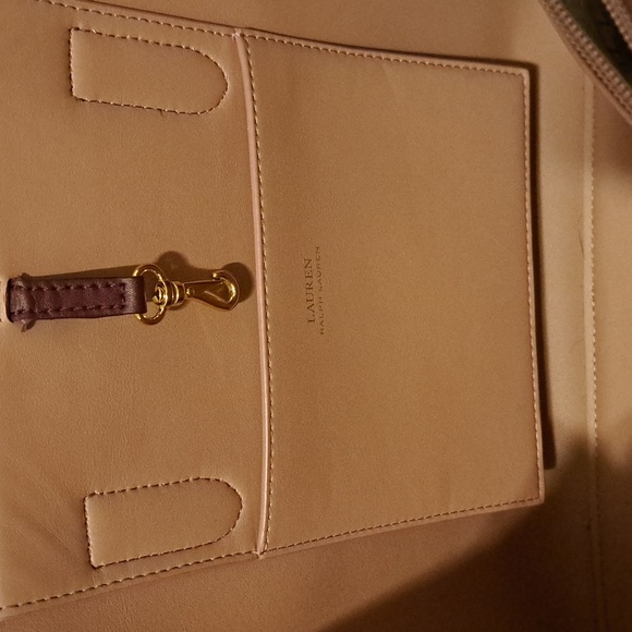 Ralph Lauren Leather Marcy Satchel - Picture 12 of 14
